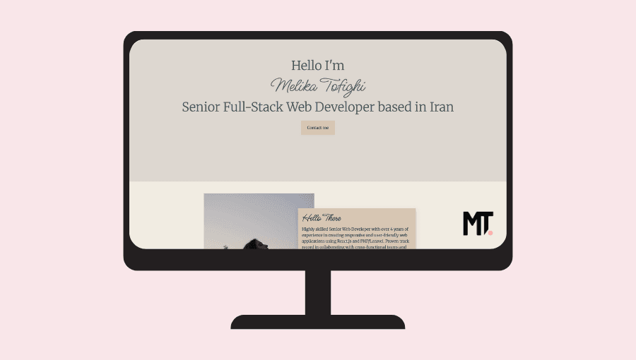Landing Page Portfolio screenshot